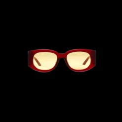 Wine & Gold Gabrielle Sunglasses