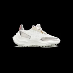 Women's Atlantis White & Chrome Sneaker