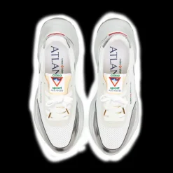 Women's Atlantis White & Chrome Sneaker