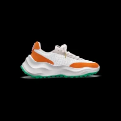 Women's Atlantis White & Clay Orange Sneaker