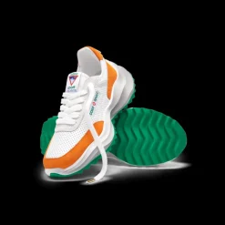 Women's Atlantis White & Clay Orange Sneaker