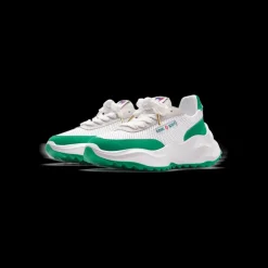 Women's Atlantis White & Tennis Green Sneaker