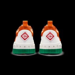 Women's Court Orange & White Sneaker