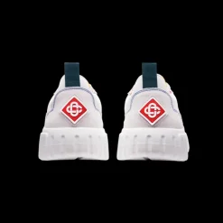 Women's Court White & Multicolour White Sneakers