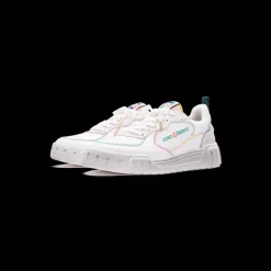 Women's Court White & Multicolour White Sneakers
