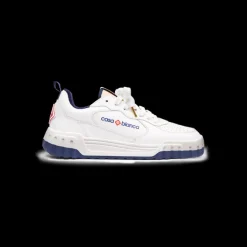 Women's Court White & Navy Sneaker