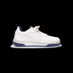 Women's Court White & Navy Sneaker