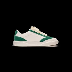 Women's Del Mar White & Green Sneaker