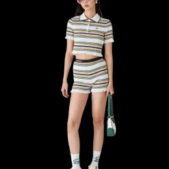 Women's Del Mar White & Green Sneaker