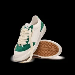 Women's Del Mar White & Green Sneaker