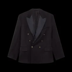 Wool Double Breasted Blazer