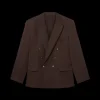 Wool Double Breasted Jacket