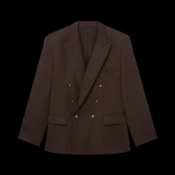 Wool Double Breasted Jacket