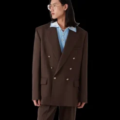 Wool Double Breasted Jacket