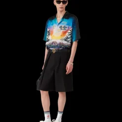 Wool Pleated Tailored Shorts