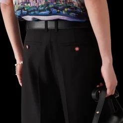 Wool Pleated Tailored Shorts