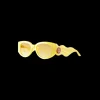 Yellow & Gold The Memphis Sunglasses