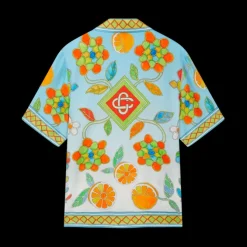 Yoruba Flowers Silk Shirt