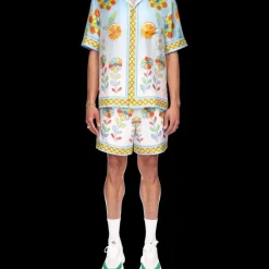 Yoruba Flowers Silk Shirt