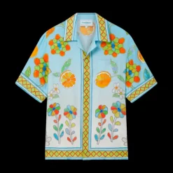 Yoruba Flowers Silk Shirt